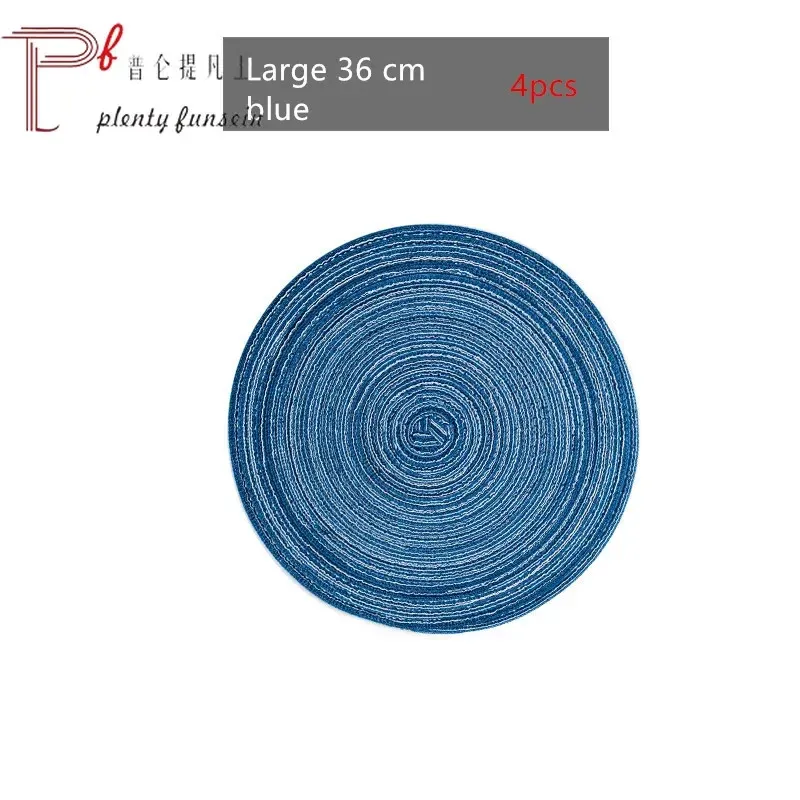 L Ronde 36 cm blauw