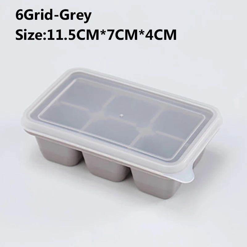 Color:6Grid-GreySize:1Pcs