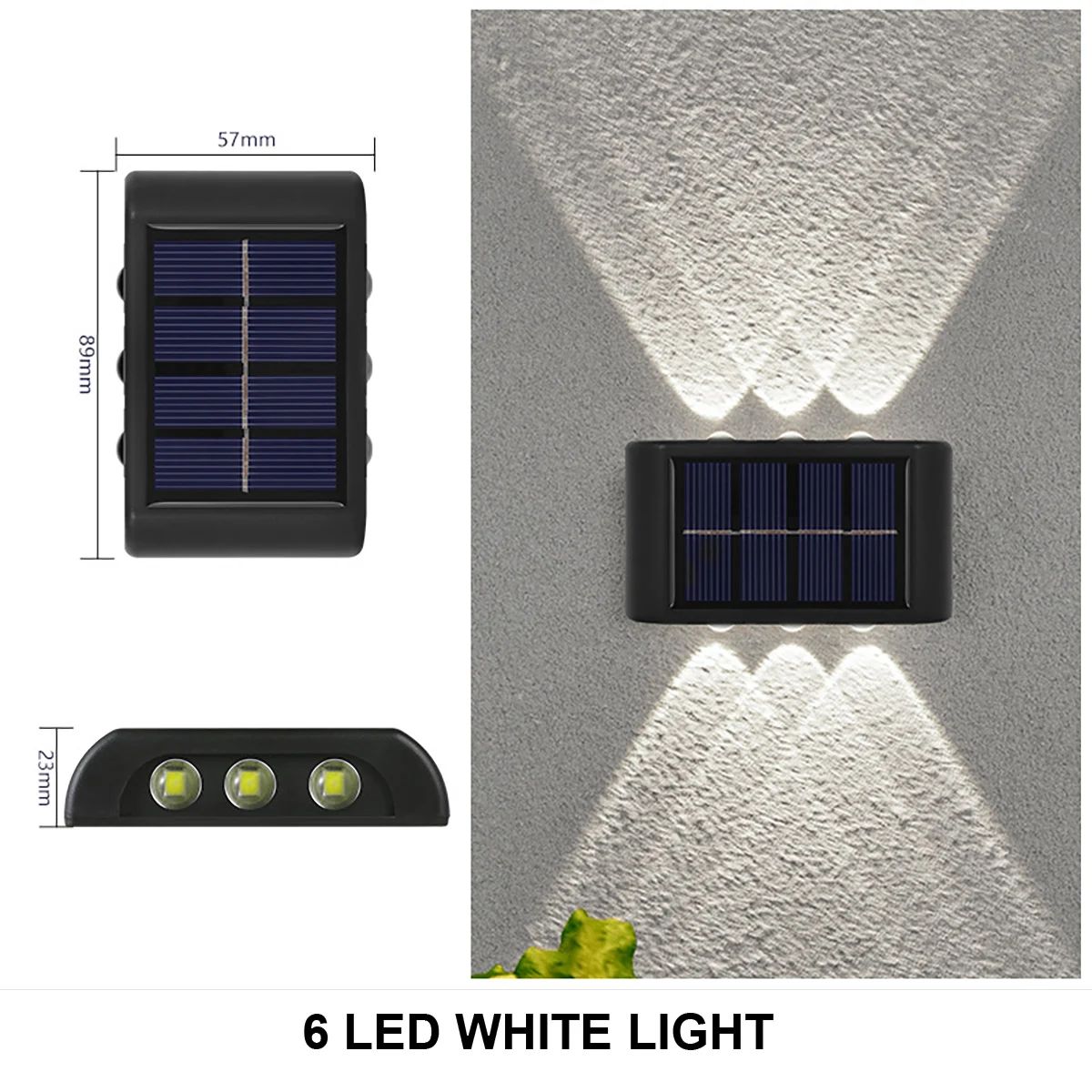 Couleur émettant: 6LED-WHITE