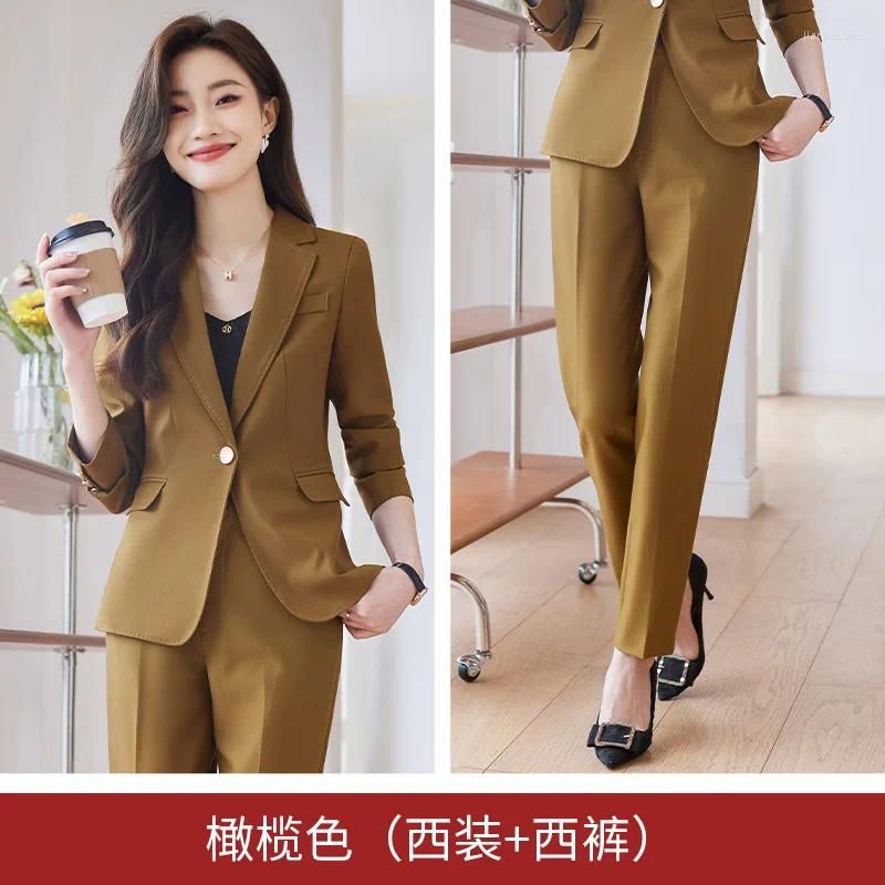 Olive (Suit Trousers