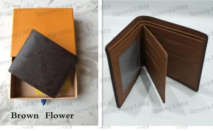 #1 Brown Flower Wallet