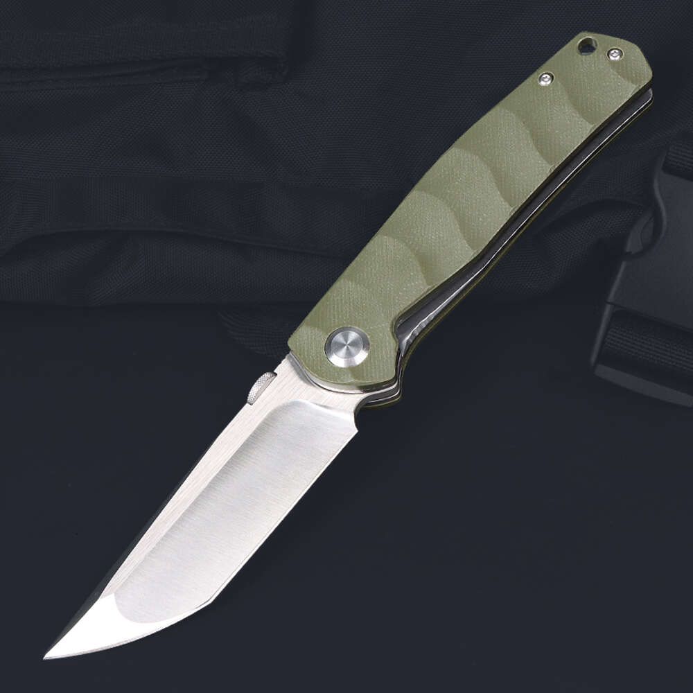 9.1cm-2.6cm-Green-Folding Blade Knife