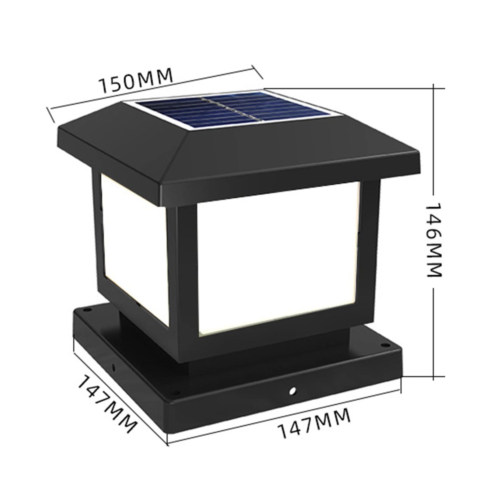 Emitterande färg: 15 cm 2 ljus