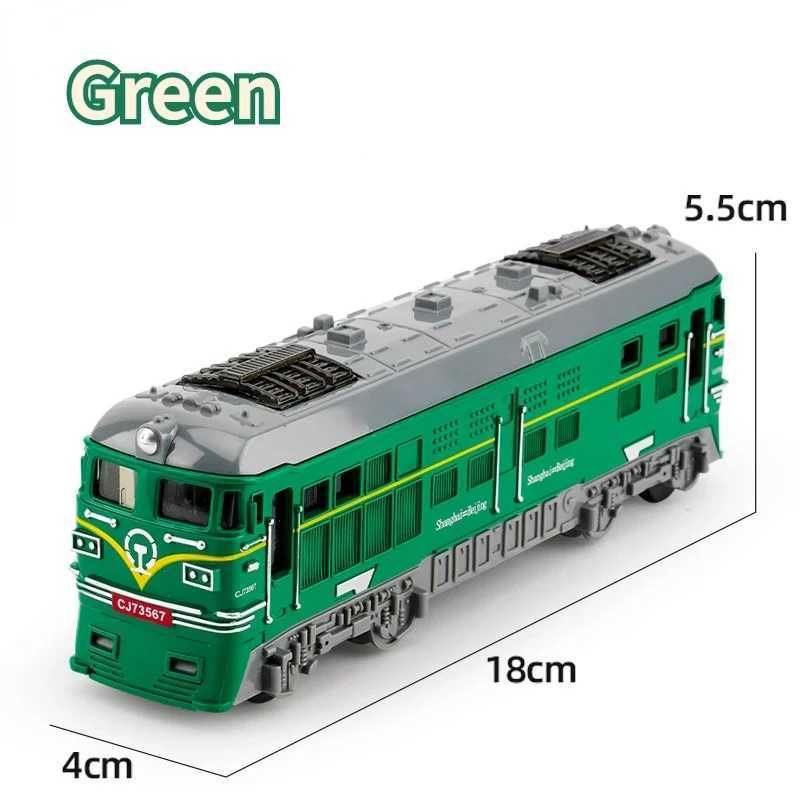 Pociąg-18 cm-zielony