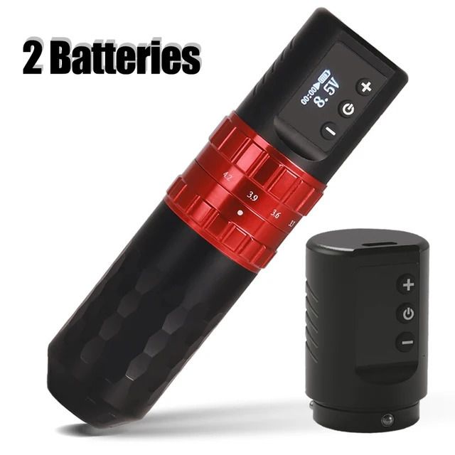 2 batterijen rood
