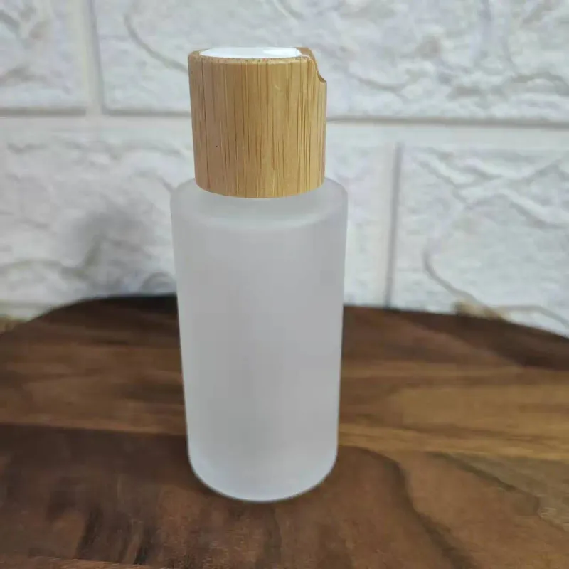 Bouteille en verre Bambou blanc 40 ml