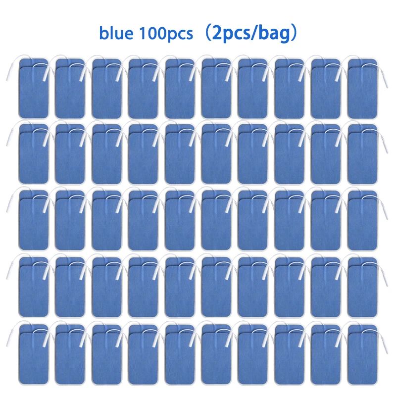 Couleur: bleu 100pcs 5x9cm