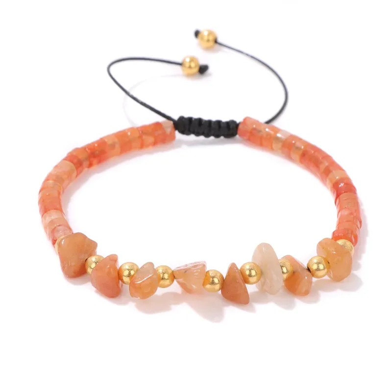 adjustable Orange Aventurine