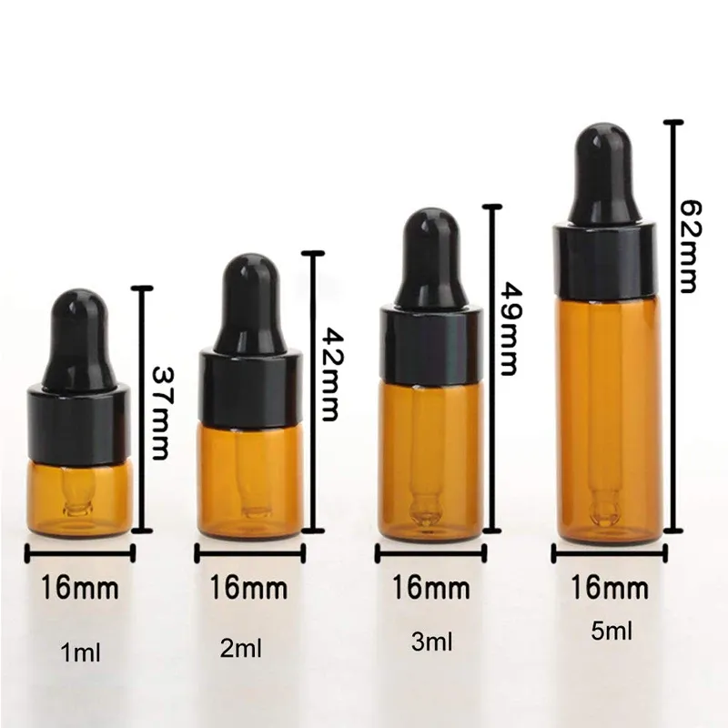 Couvercle ambre noir 1 ml