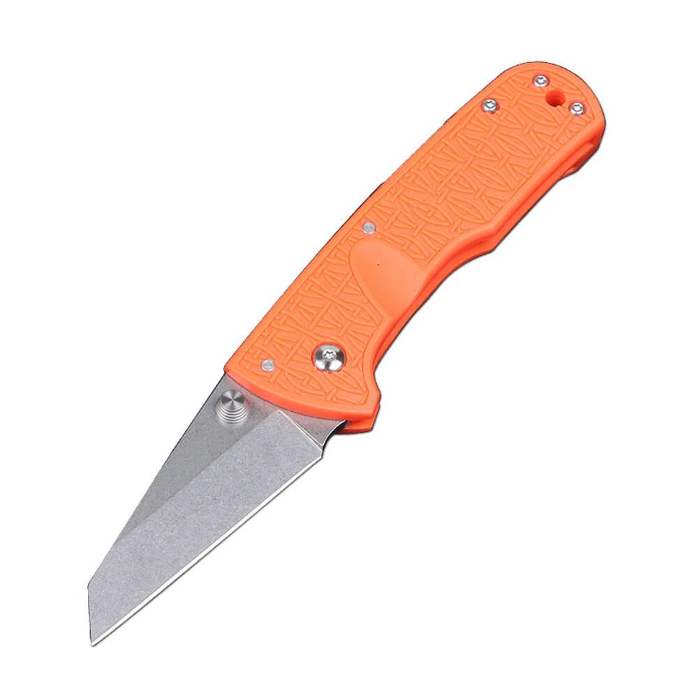 6.5cm-2.6cm-Orange-Folding Blade Knife