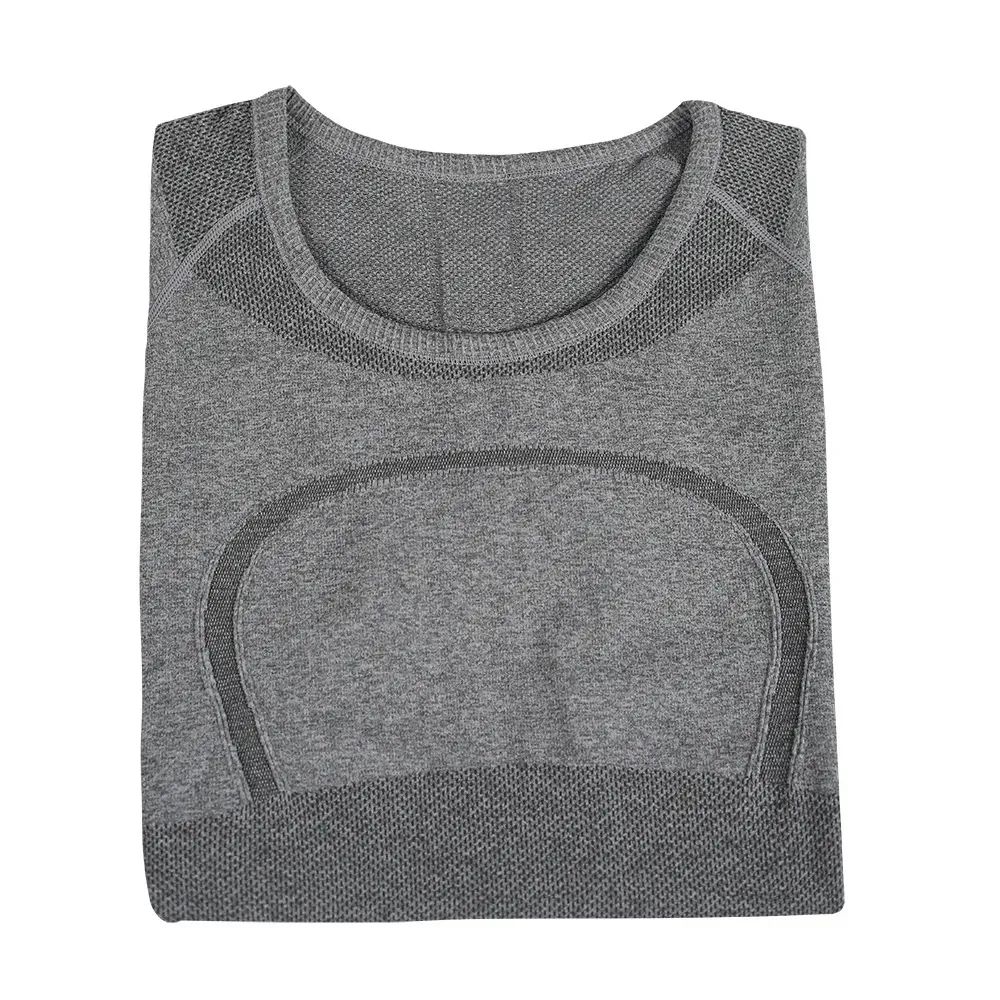 Short sleeve/Yarn-dyed grey
