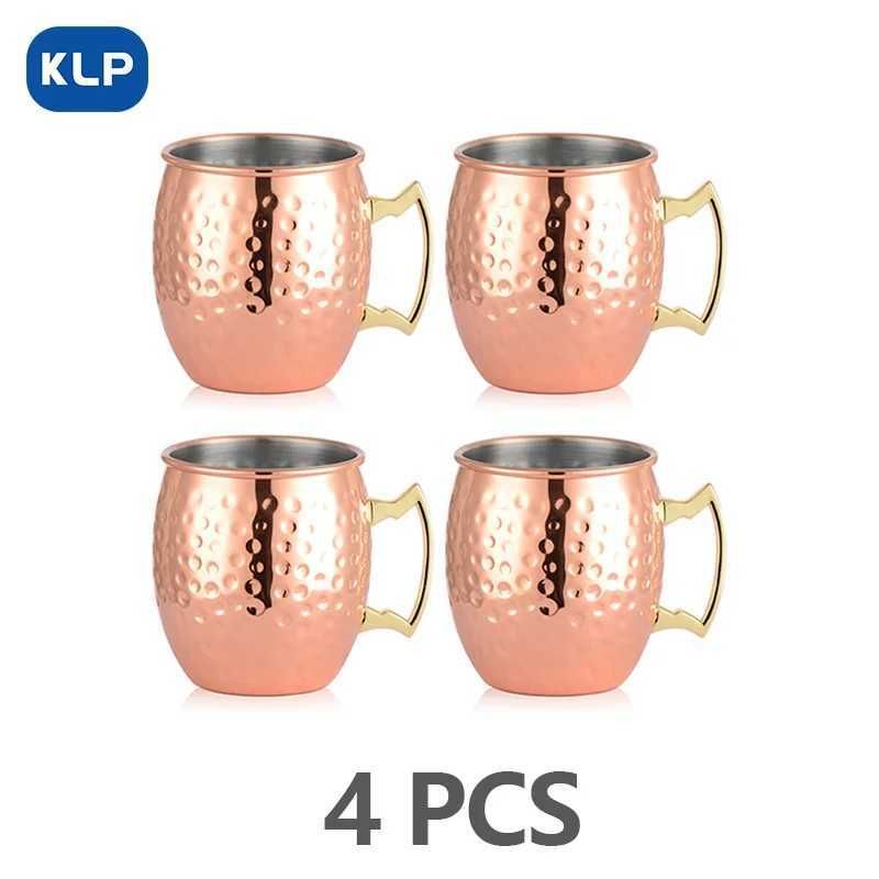 4pcs Rose Gold