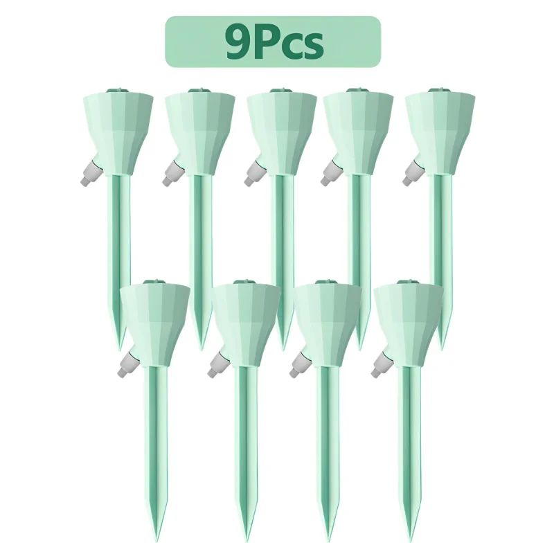 Cor: 9 pcs verde