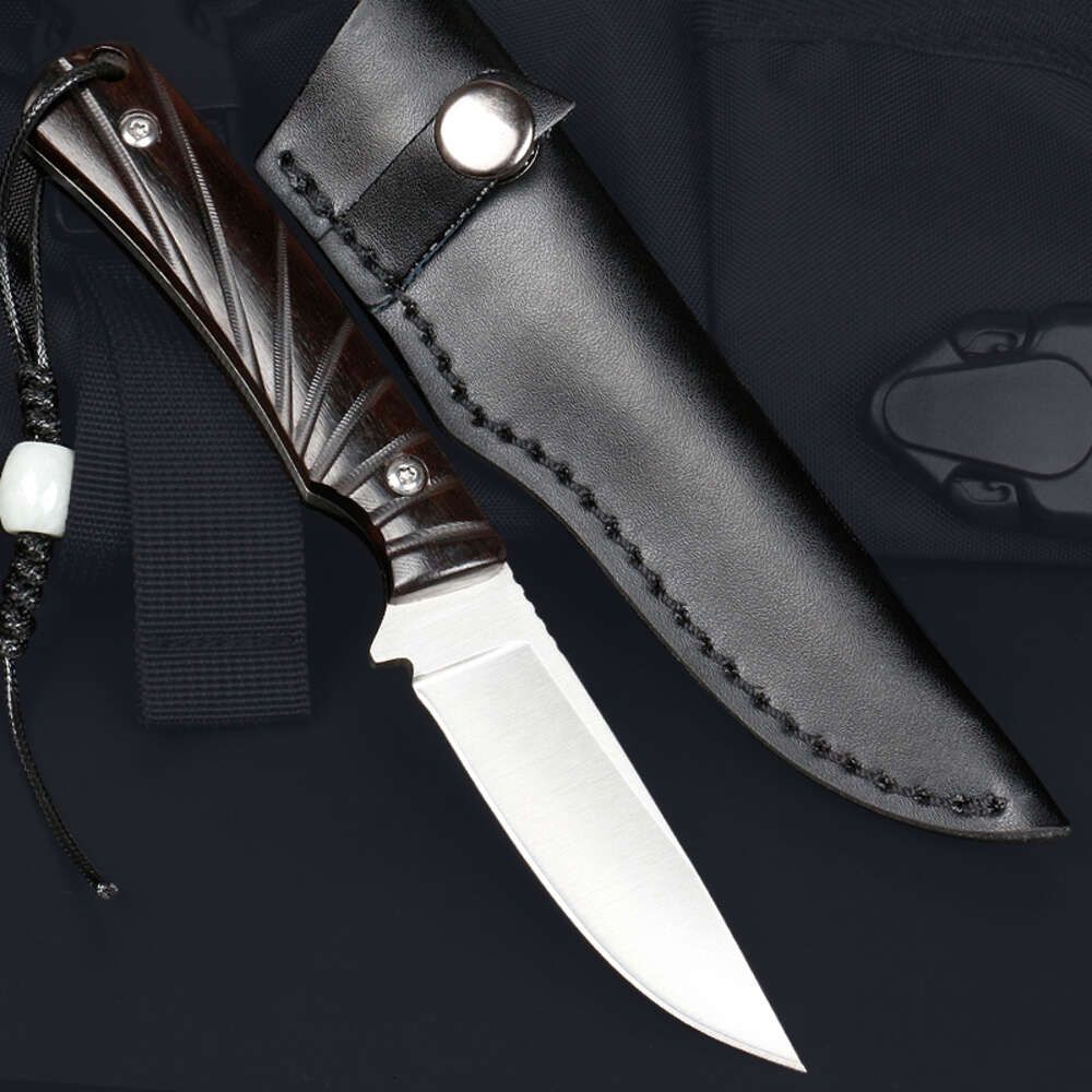 8.9cm-2.9cm-Black-Fixed Blade Knife