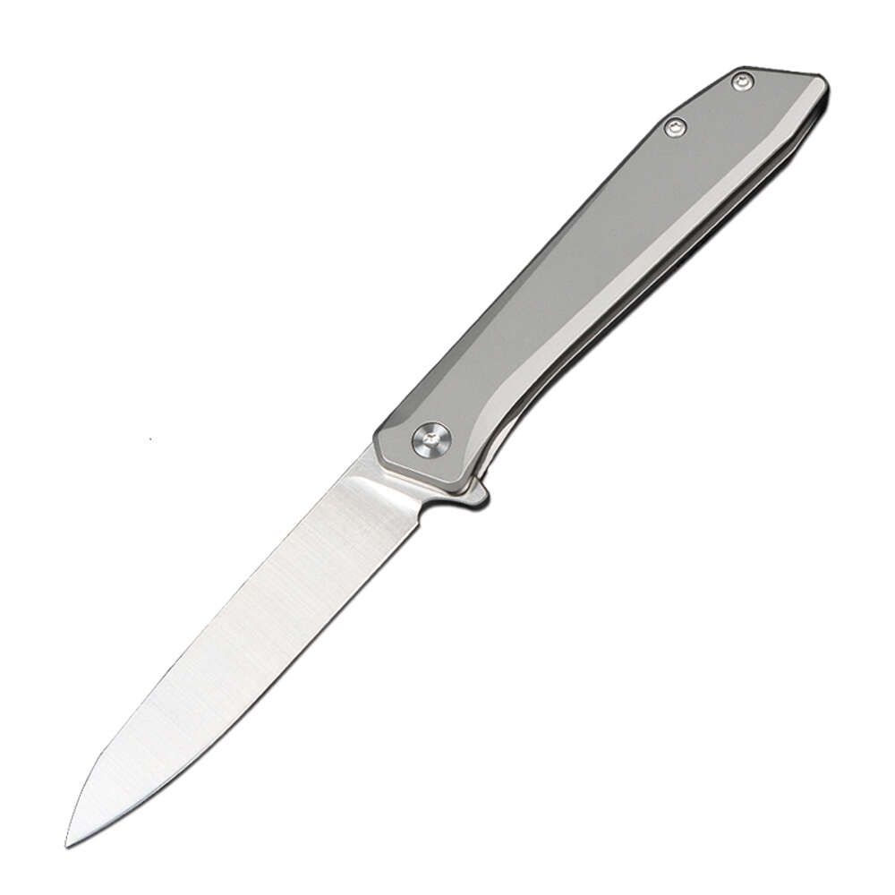 7,3 cm-1,4 cm de couteau à lame blanc blanc