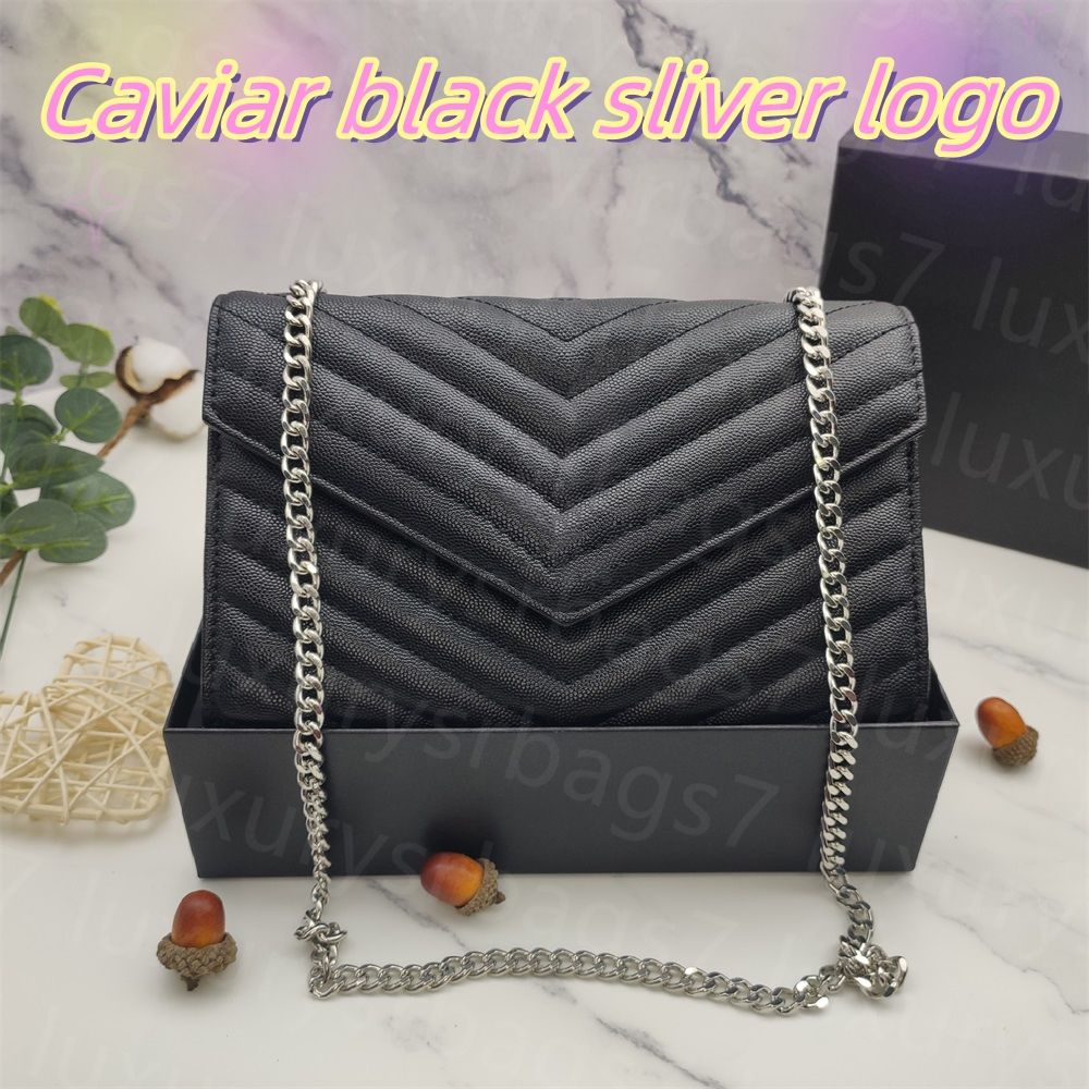 Caviar black sliver logo