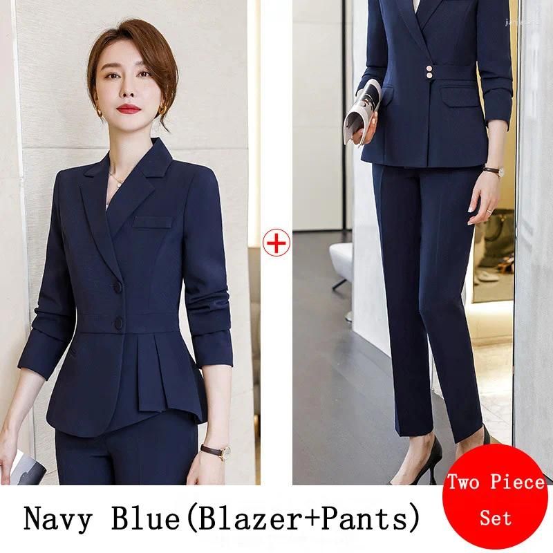 Blue Pant Suits