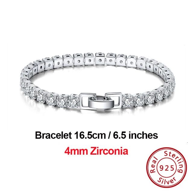 Zilver-4 mm-16,5 cm