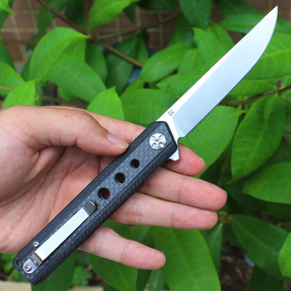9,5 cm-2,0 cm au couteau-poche-noir