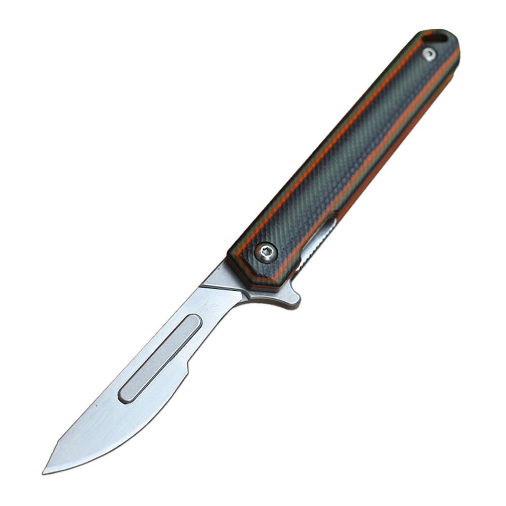7.1cm-1.2cm-kırmızı cep bıçağı