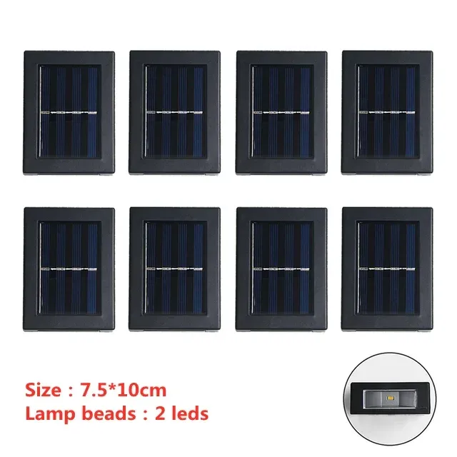 Ausgabefarbe: 2LEDS 8 PCS -Lampen