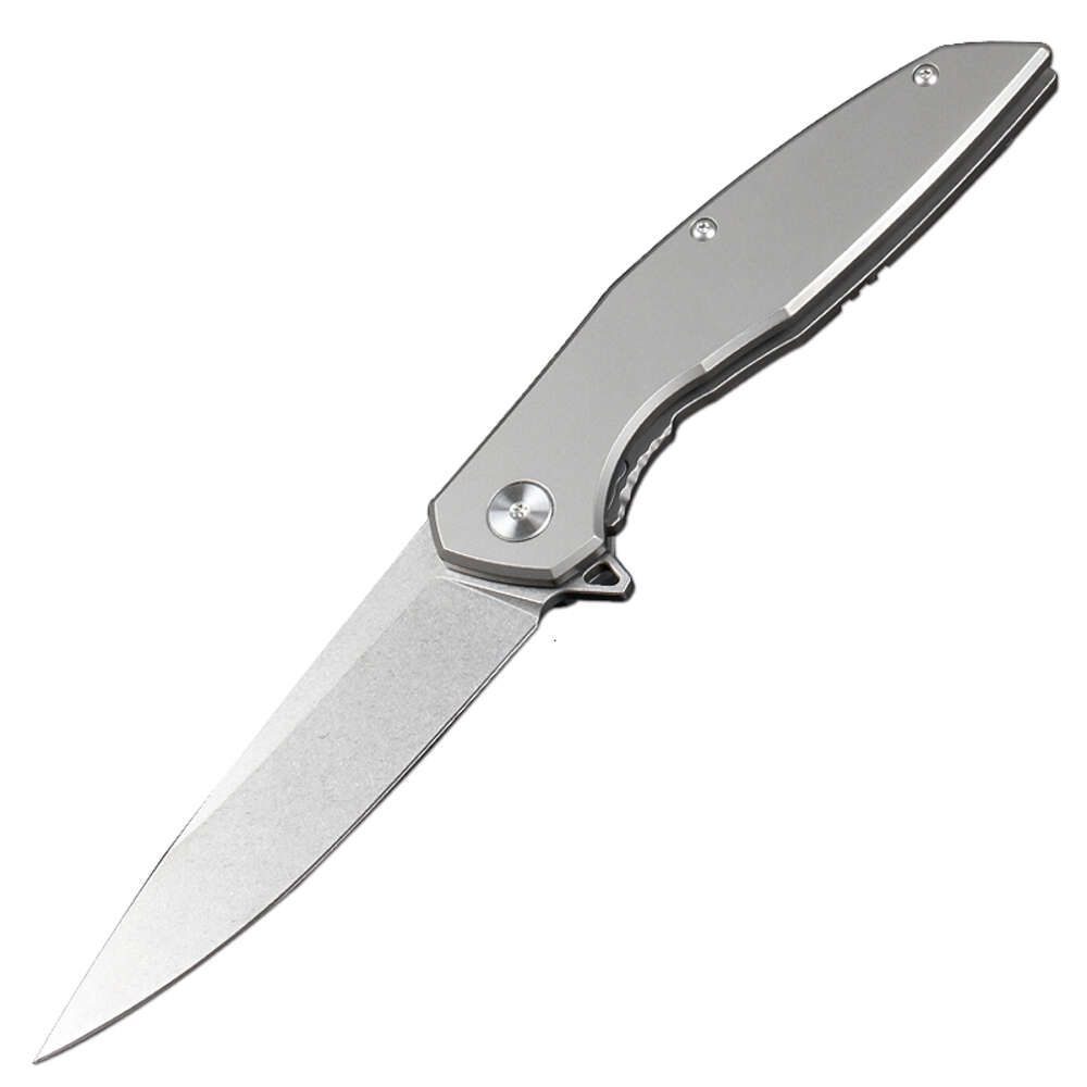 9,3 cm-2,5 cm de couteau à lame blanc blanc