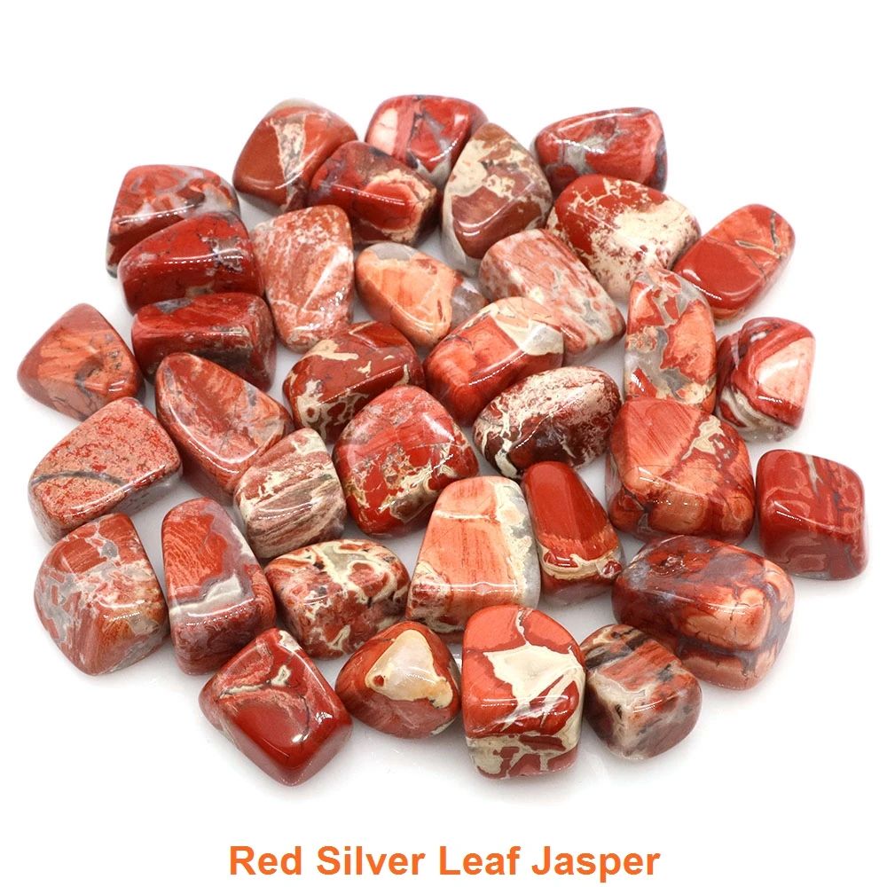 Kleur: rood blad Jaspersize: 1000G