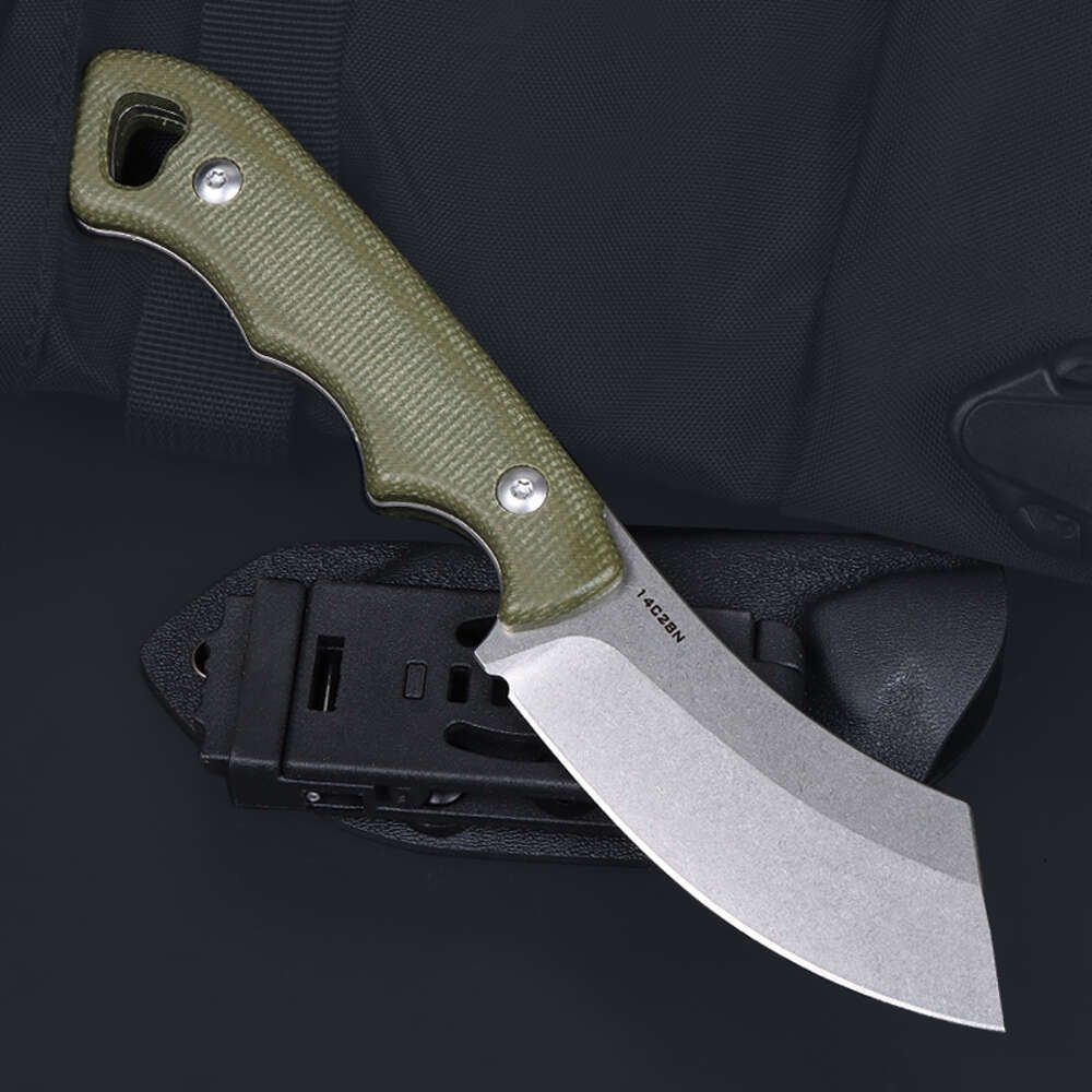 8.5cm-3.2cm-Green-Fixed Blade Knife