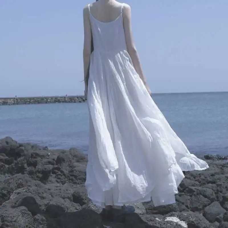 Biała sukienka-m
