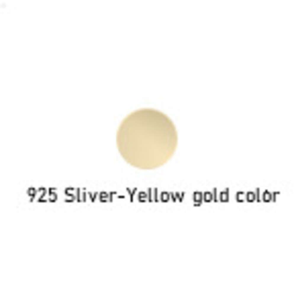 Plaqué or jaune de 12 mm de largeur, 8,5 pouces