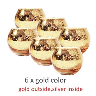 Color:Gold outside 6 pcs