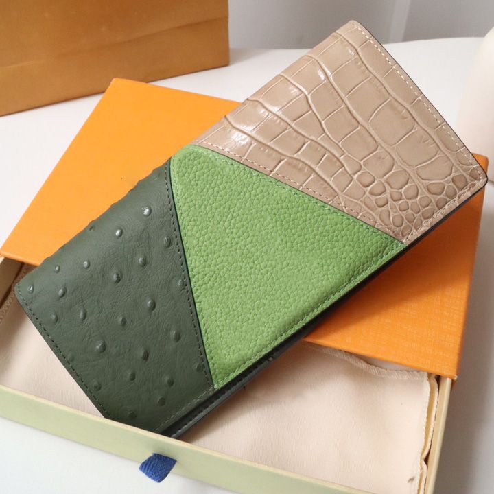 Green-long wallet