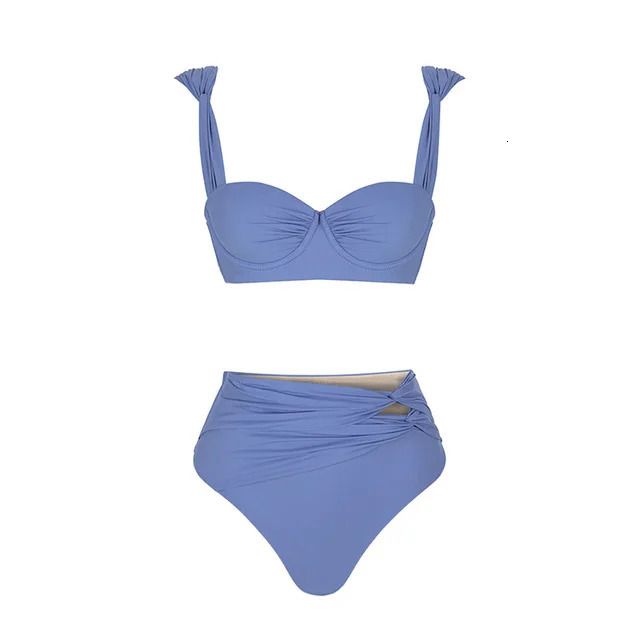 1pc Blue Bikini