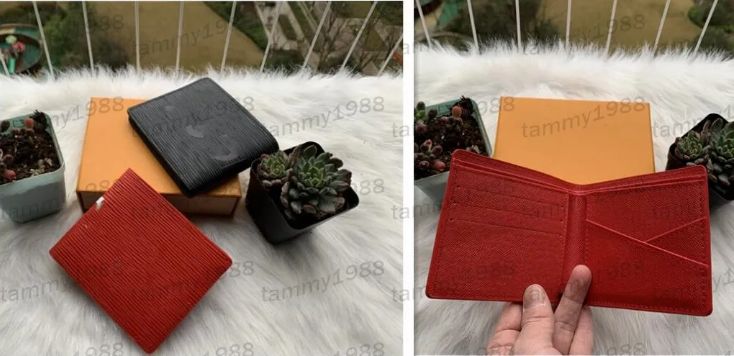 #10 Water ripple Red SU wallet