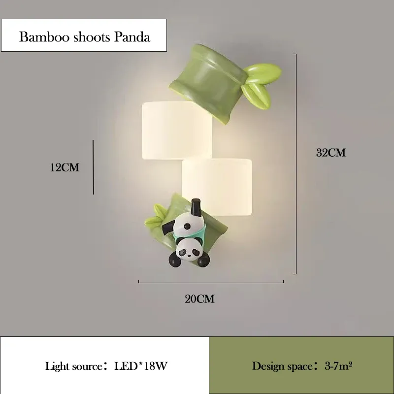 3 Farbtemperatur Bambus schießt Panda