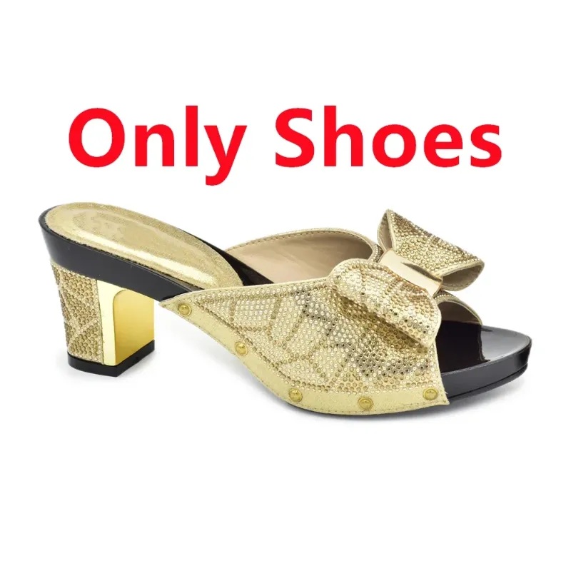 Gold Only Shoes