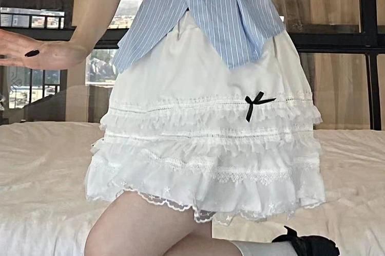 White mini Skirt