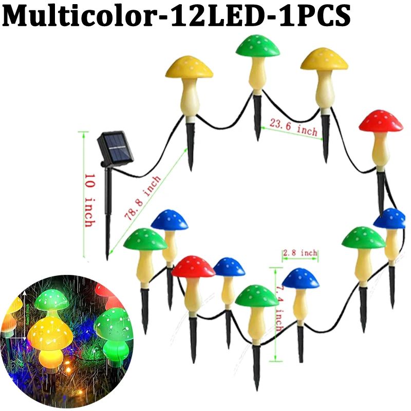 Emitting Color:Multicolor-12LED-1PC