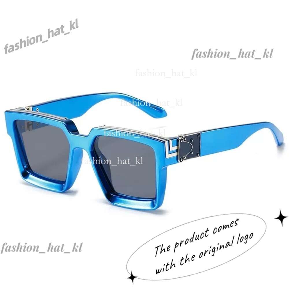 Electroplated blue frame, black gray