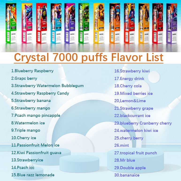 Crystal 7k 50mg (cuéntanos sabores)