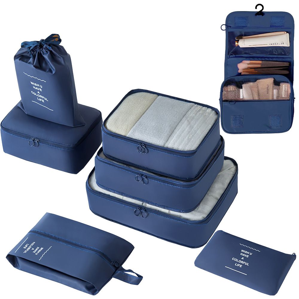 Navy blue [eight-piece set]