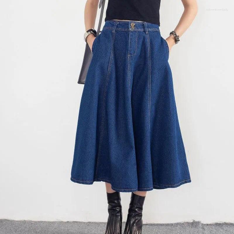 Dark blue skirts