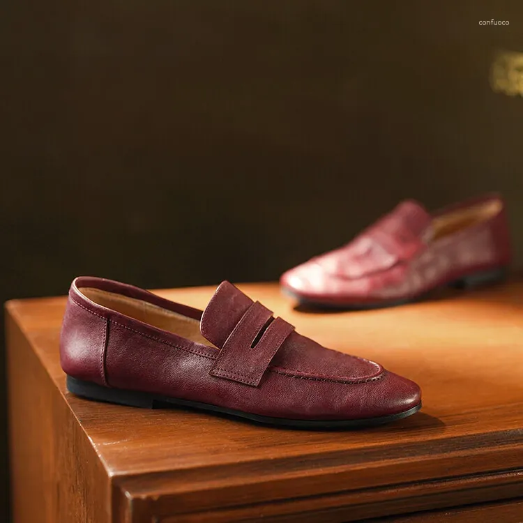 WineRed Leather Shoe