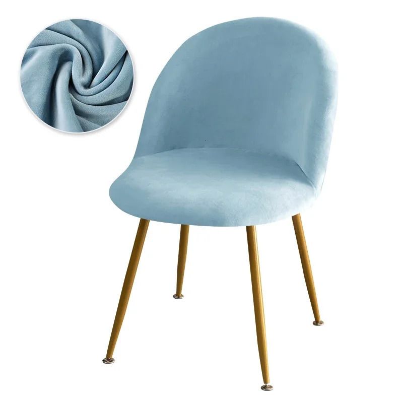 Housse de chaise A3 bleu ciel-1pc