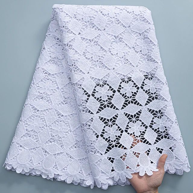 11White Sequins Lace-5yard