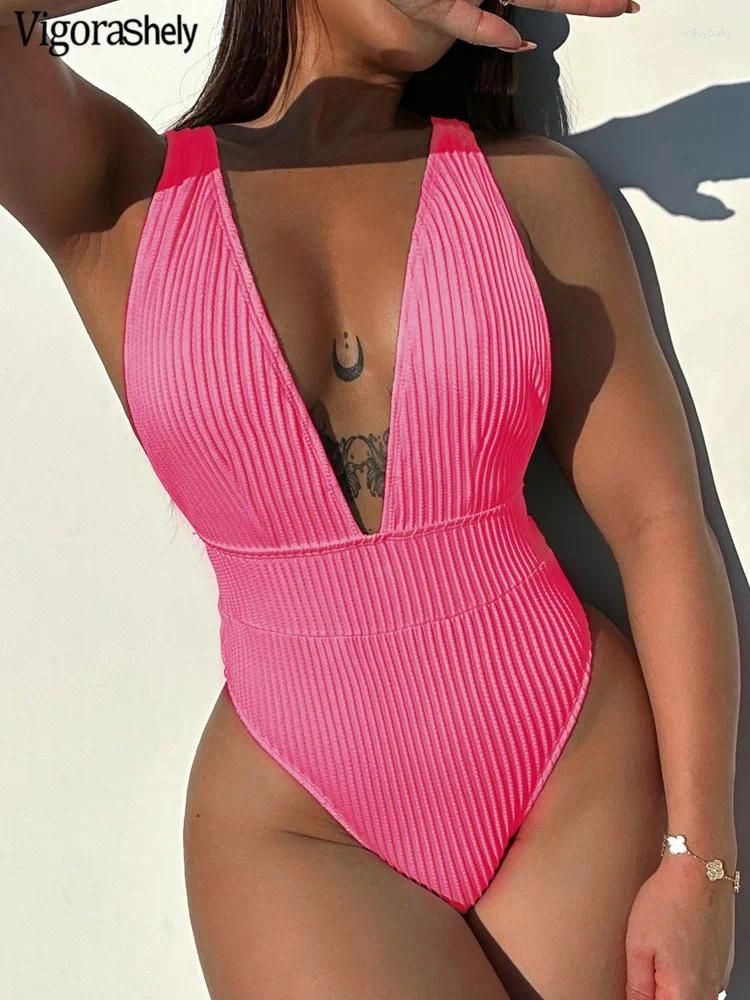 Pink swimsuit