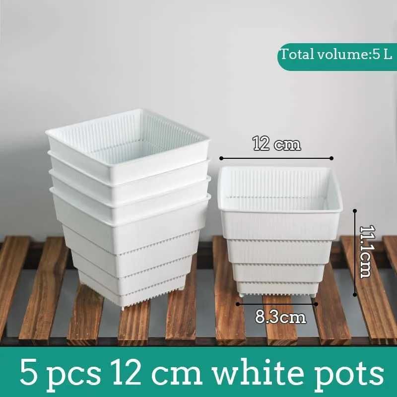 Witte -5 pc's 12 cm