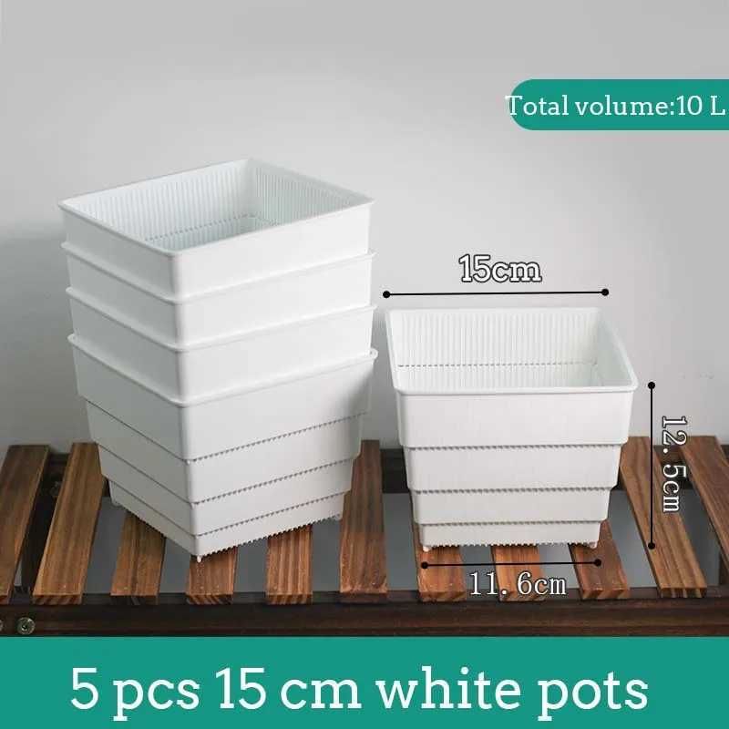 Witte -5 pc's 15 cm