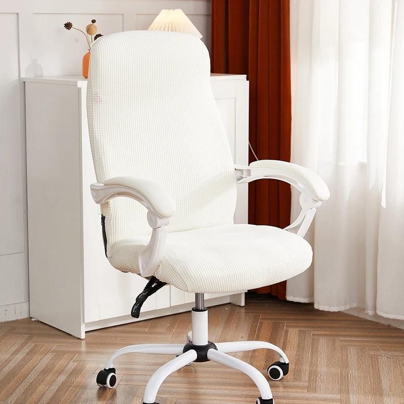 White M Chair Cover