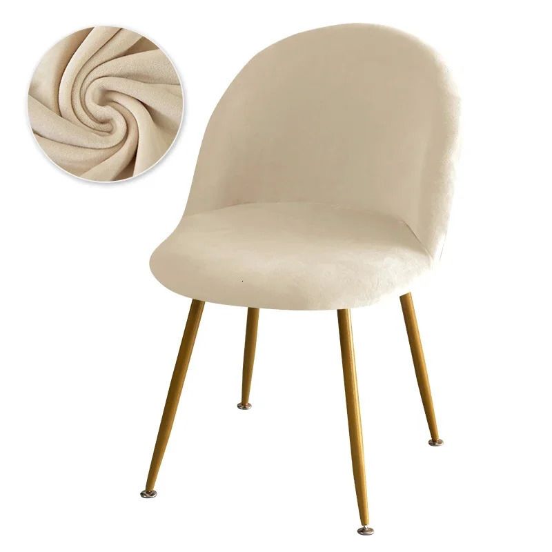 Housse de chaise A5 beige-1 pièce